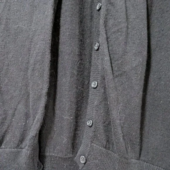 Old Navy Black Button Up Long Sleeve Cardigan Sz XS - Picture 3 of 6